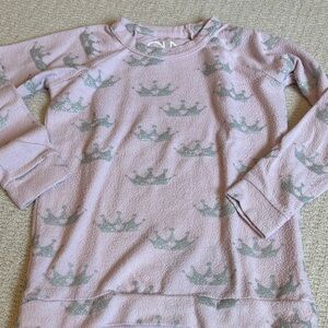 Chaser Pink sparkle Crown Patterned top